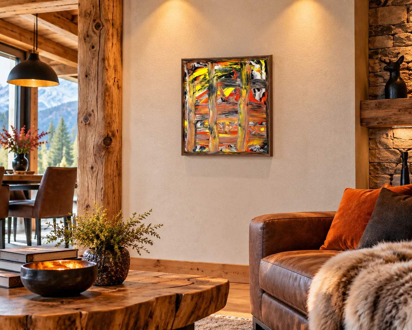 Werk W-96 – Hinter dem Holzzaun – in einem Chalet